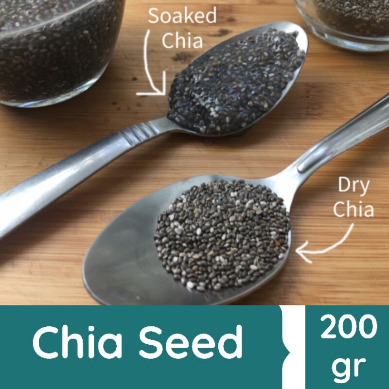 

Chia Seed Mexico 200gr / Chia Seed Hitam Organic 200gr