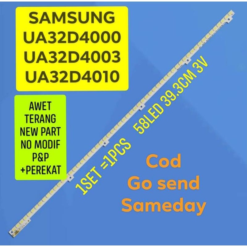 LAMPU LED BL BACKLIGHT SAMSUNG UA32D4000 UA32D4003 32D4000 UA32D4010