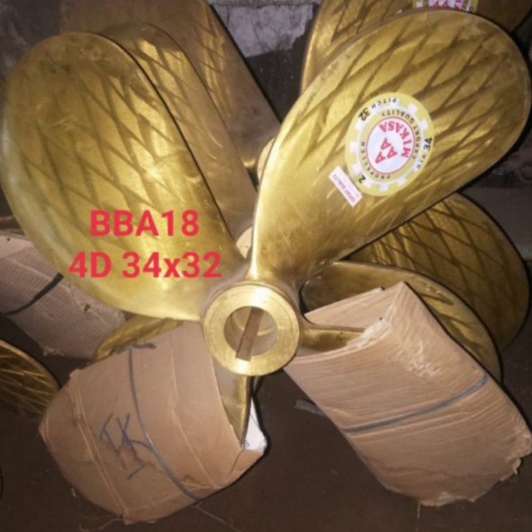 Kipas Kapal MIKASA / Propeller 4d 34x32