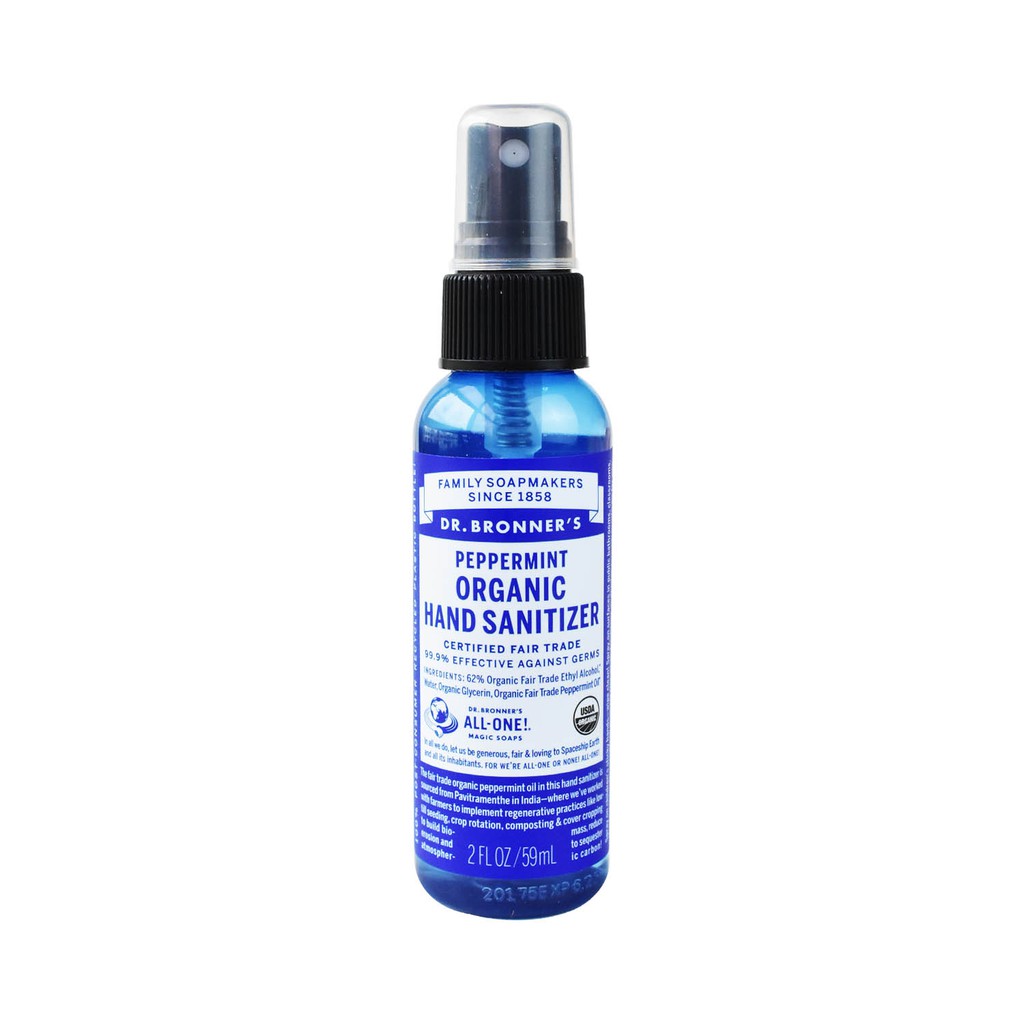 Dr Bronners Organic Hand Sanitizer 59ml