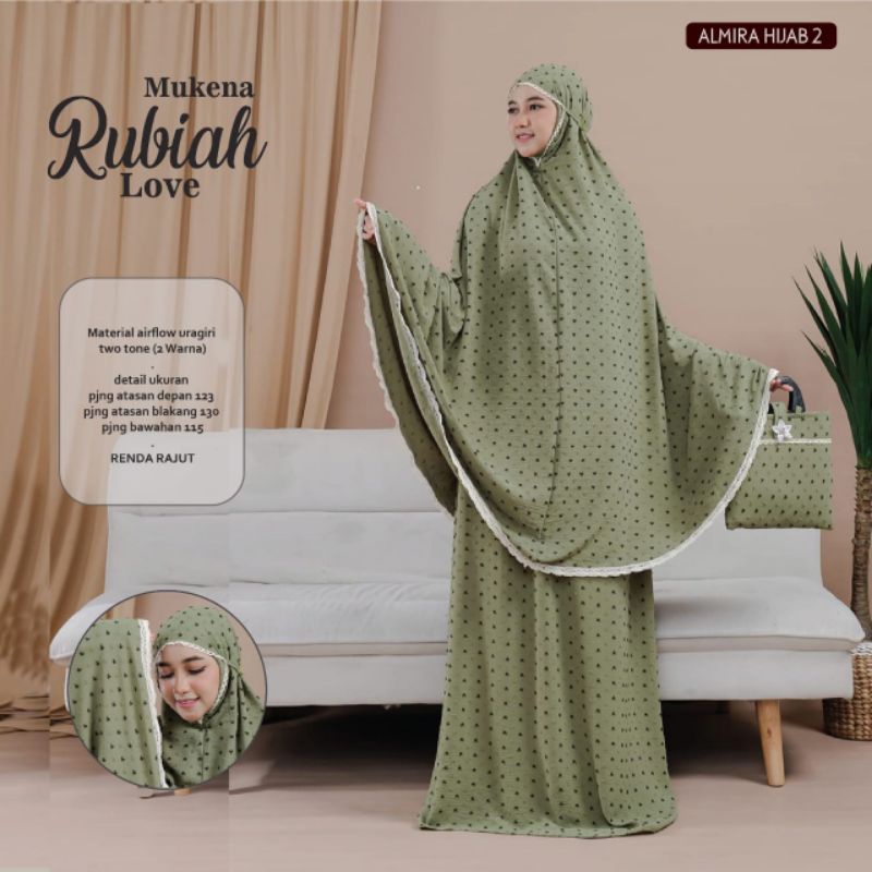 Mukena Rubiah, ori berlabel Almira Hijab