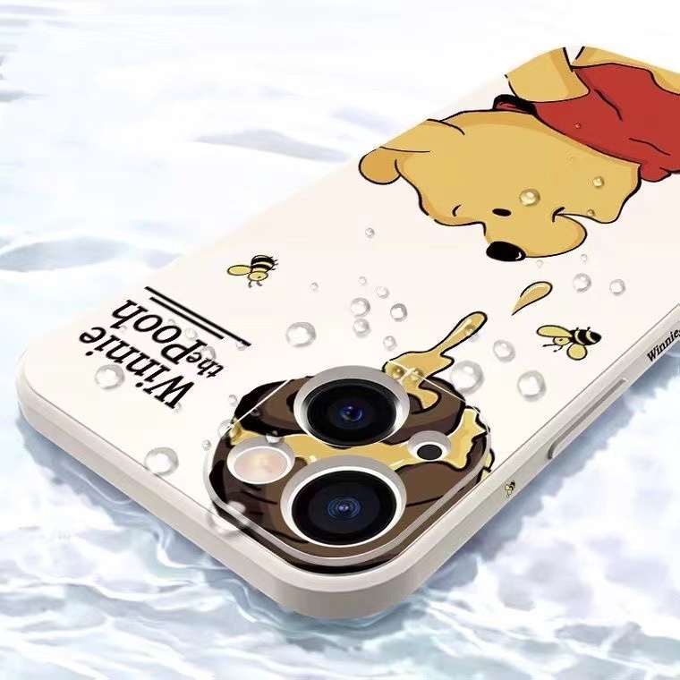 Soft Case Motif Beruang Pooh Untuk Iphone 13 12 11 Pro Max X Xs Max Xr 7 8 Plus Se2020