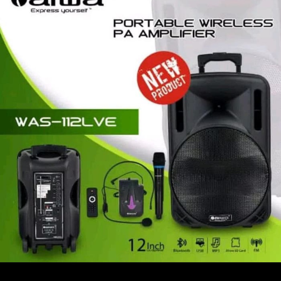SPEAKER PORTABLE MEETING AIWA WAS 112 LVE