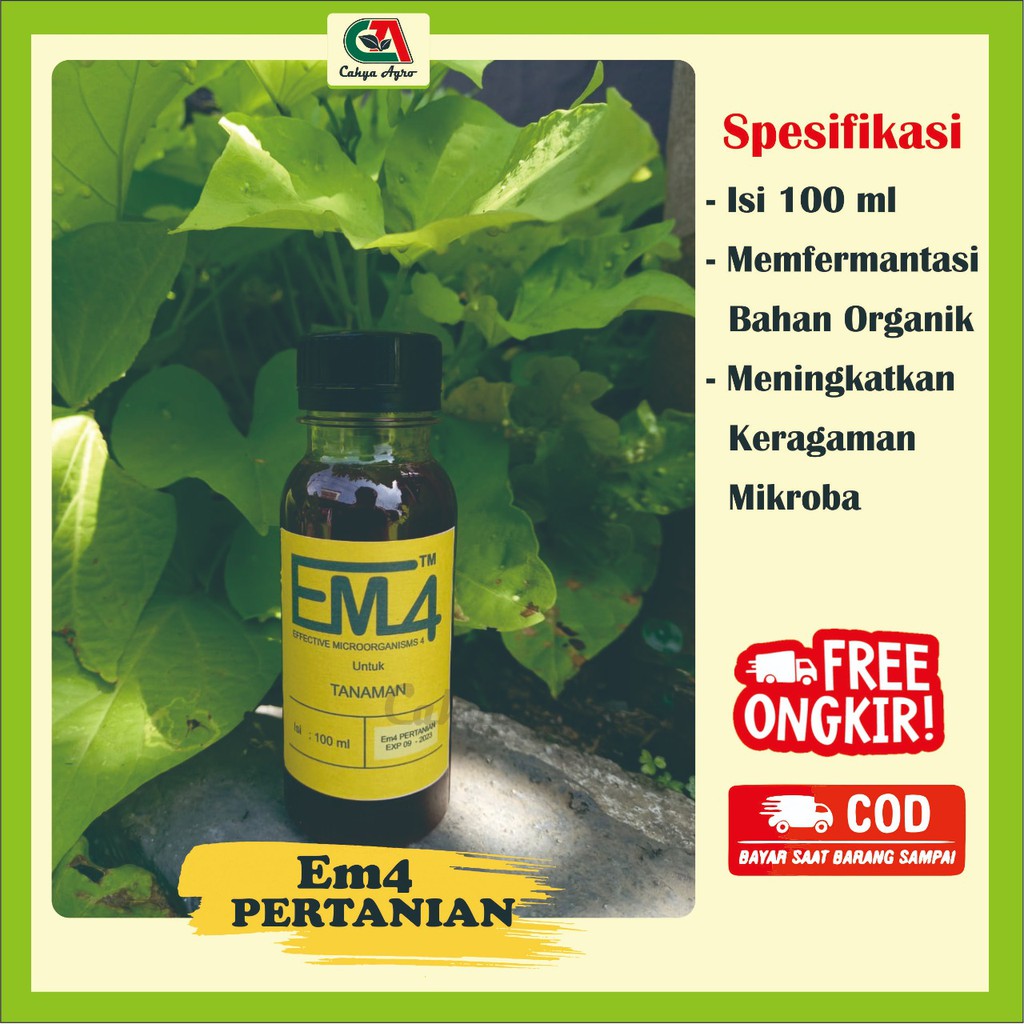 EM4 Pertanian Untuk Tanaman Repack 100 ml