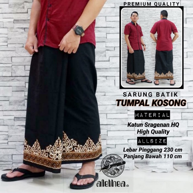 Sarung Batik Tumpal Sogan Termurah