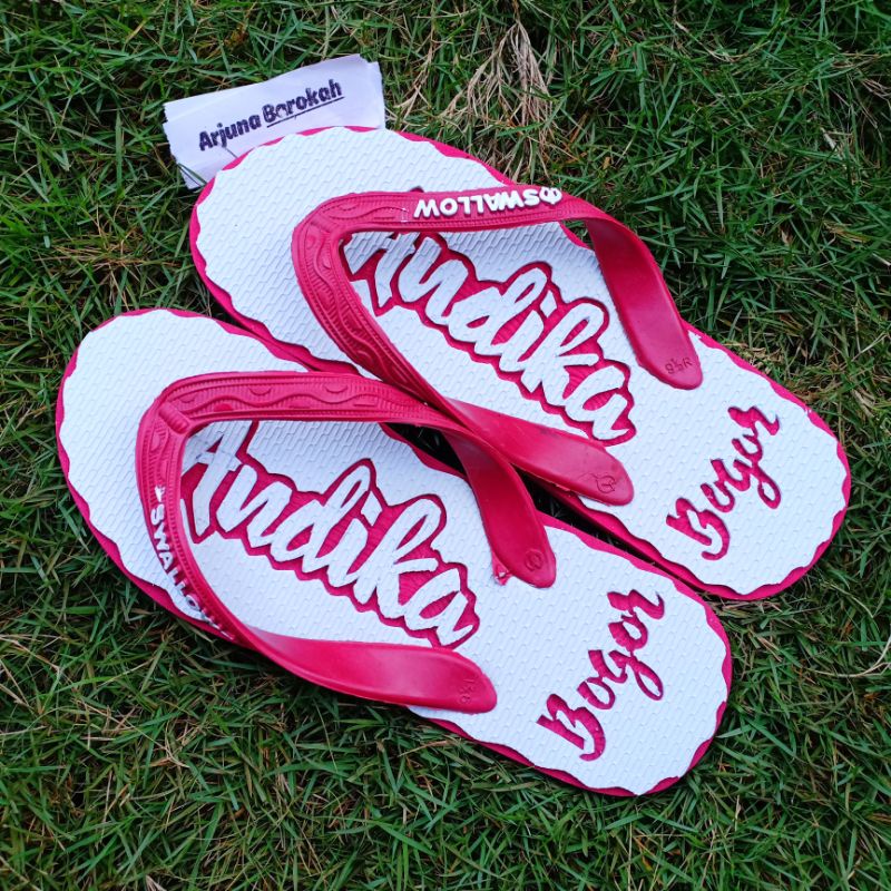 SENDAL SWALLOW UKIR sandal jepit swalow