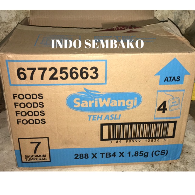 Teh sariwangi isi 48 box dus / teh sari wangi 48 box isi 25 teh celup kotak Dusan / Teh sariwangi