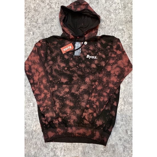 Hoodie Black Stone maroon BYAZ ORIGINAL