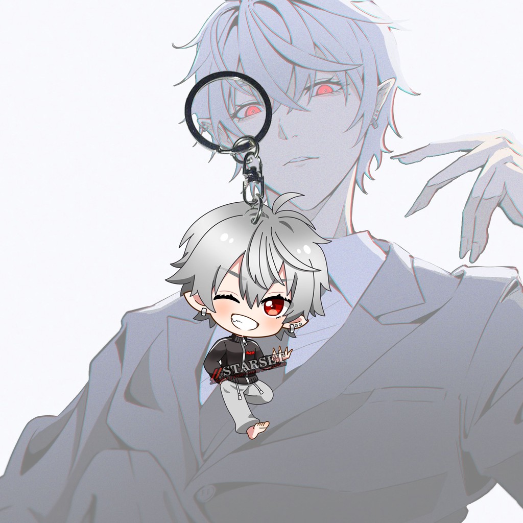 Gantungan Kunci Nijisanji Kuzuha - Ganci - Key Chain - Souvenir - Anime - Youtuber - Vtuber