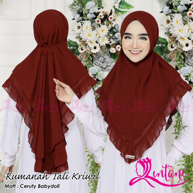 ori qintani khimar rumaniah tali