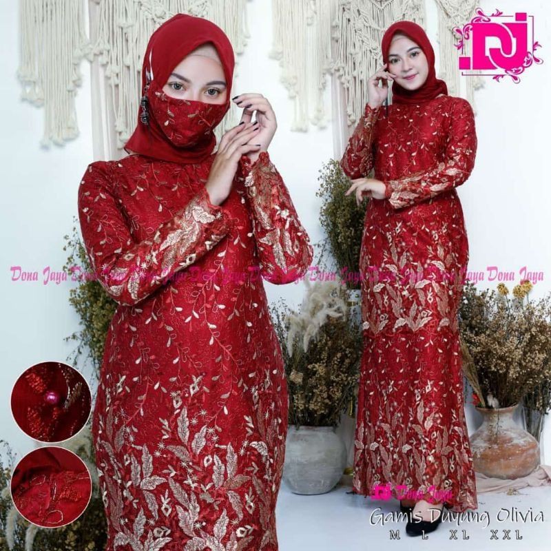 GAMIS DUYUNG OLIVIA/GAMIS MEWAH/GAMIS KEKINIAN