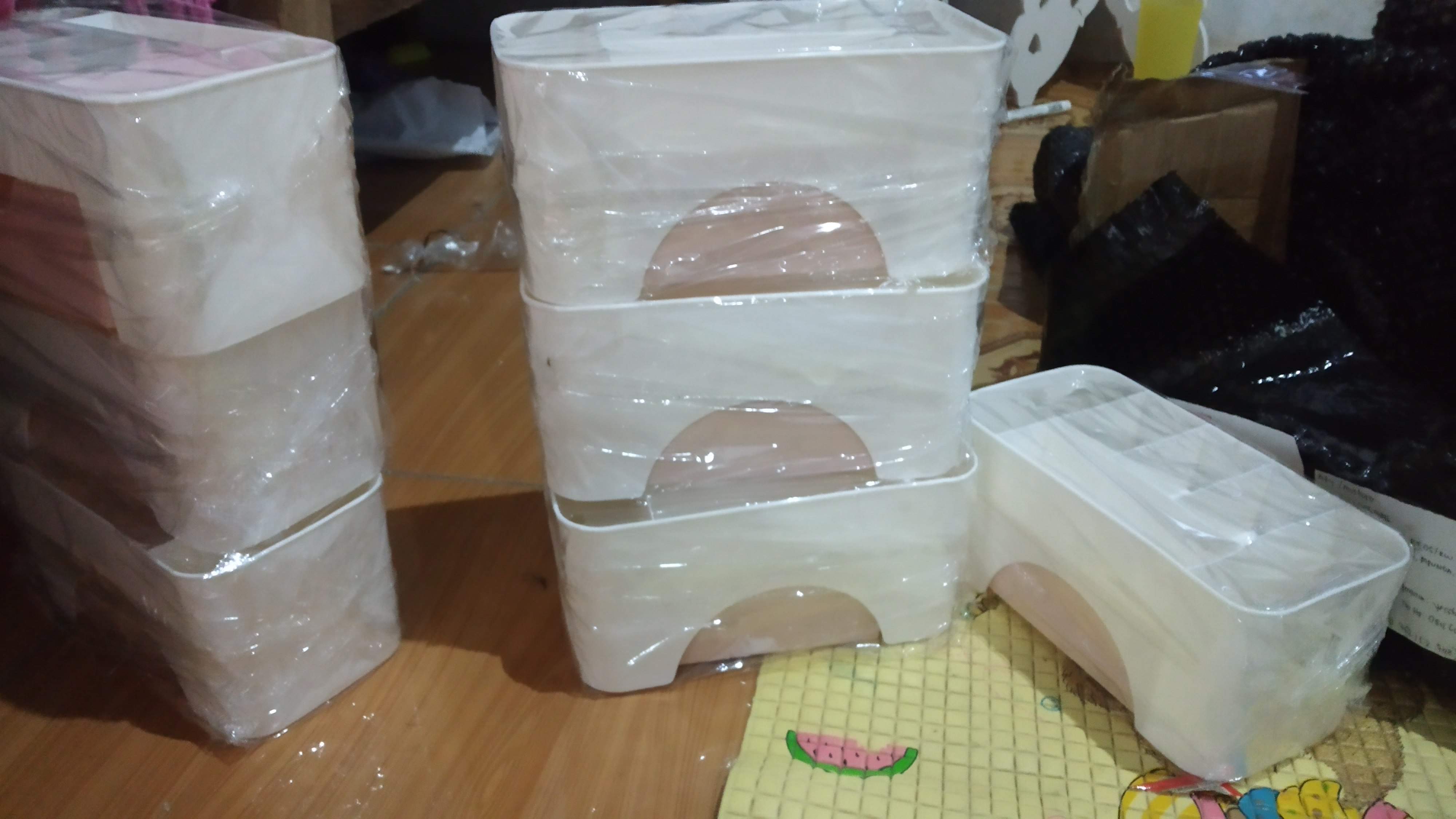 Cod Desktop Storage Rak Meja Kosmetik Kotak Serbaguna Keranjang Multifungsi Box Organizer