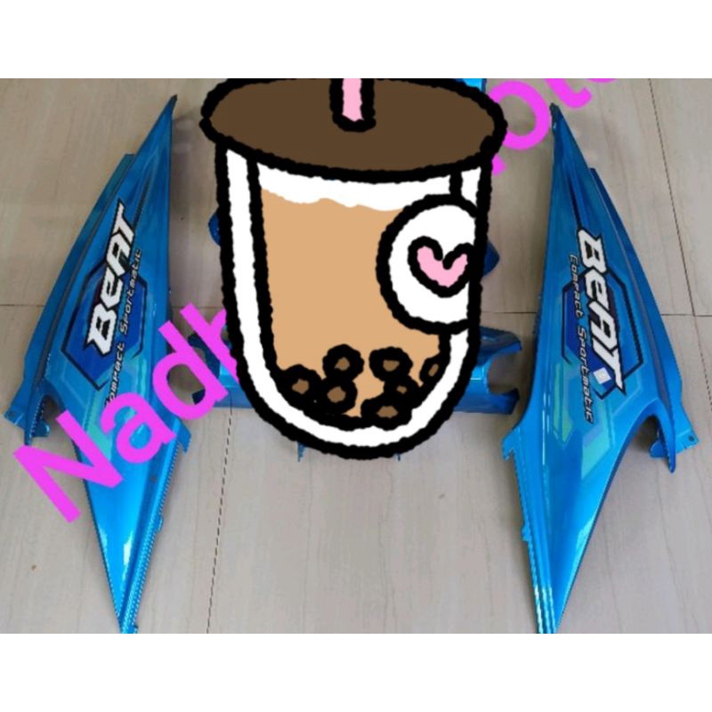 cover body belakang beat karbu 2008 2009 biru muda