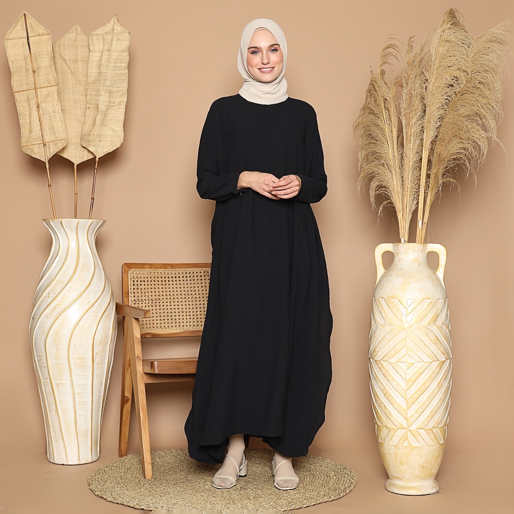Gamis Abaya Polos - Farasya Abaya Dress Busana Muslimah - Abaya Turkey