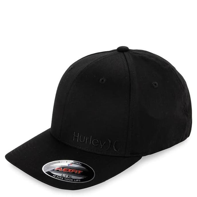Original Topi hurley One & Only Corp Hat Full Black