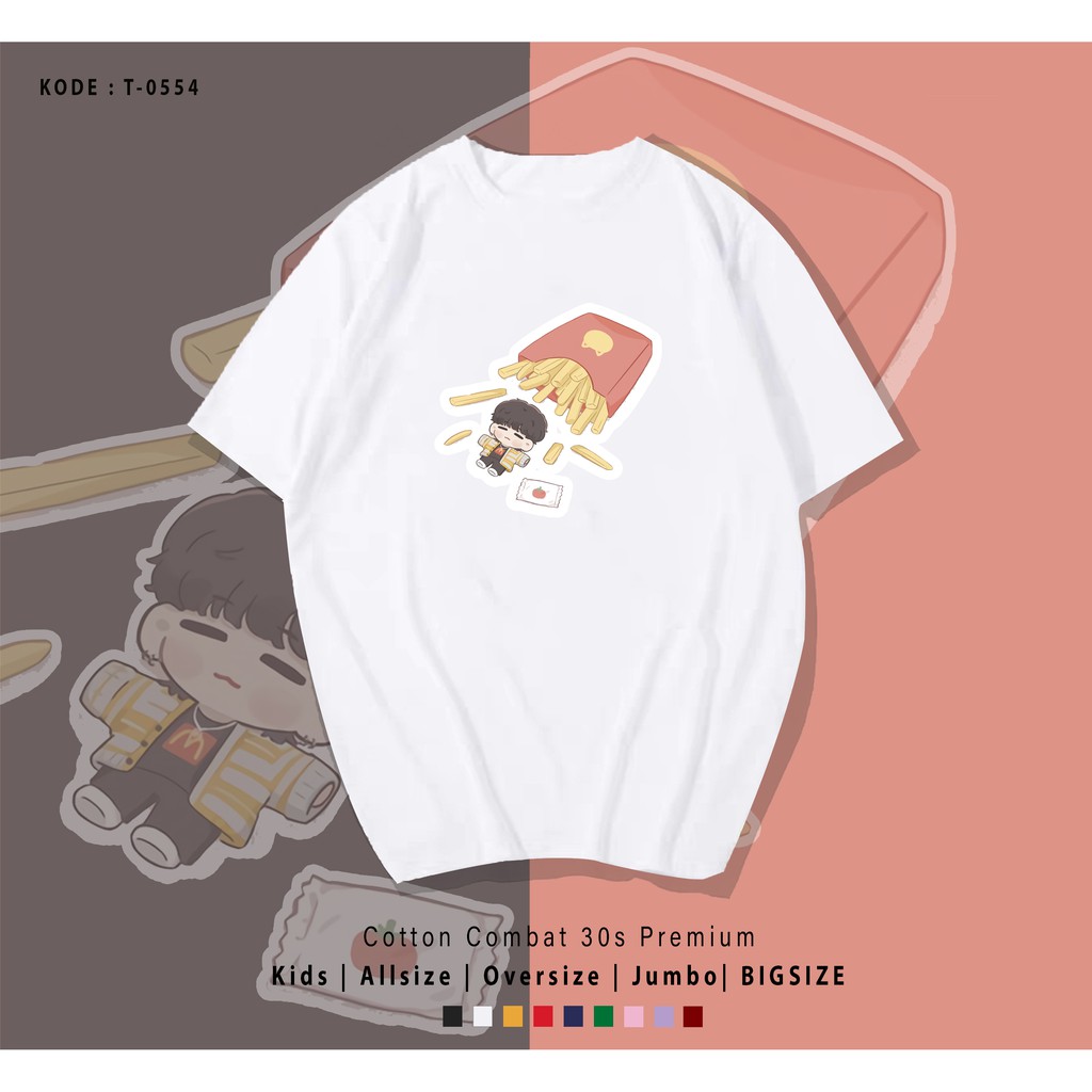 KAOS . T-SHIRT KPOP KOREA / SUGA / BTS KENTANG / RESELLER VERY WELCOME