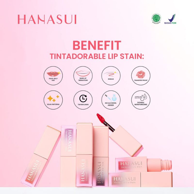 Hanasui Tintdorable Lip Stain / Hanasui Lip Tint