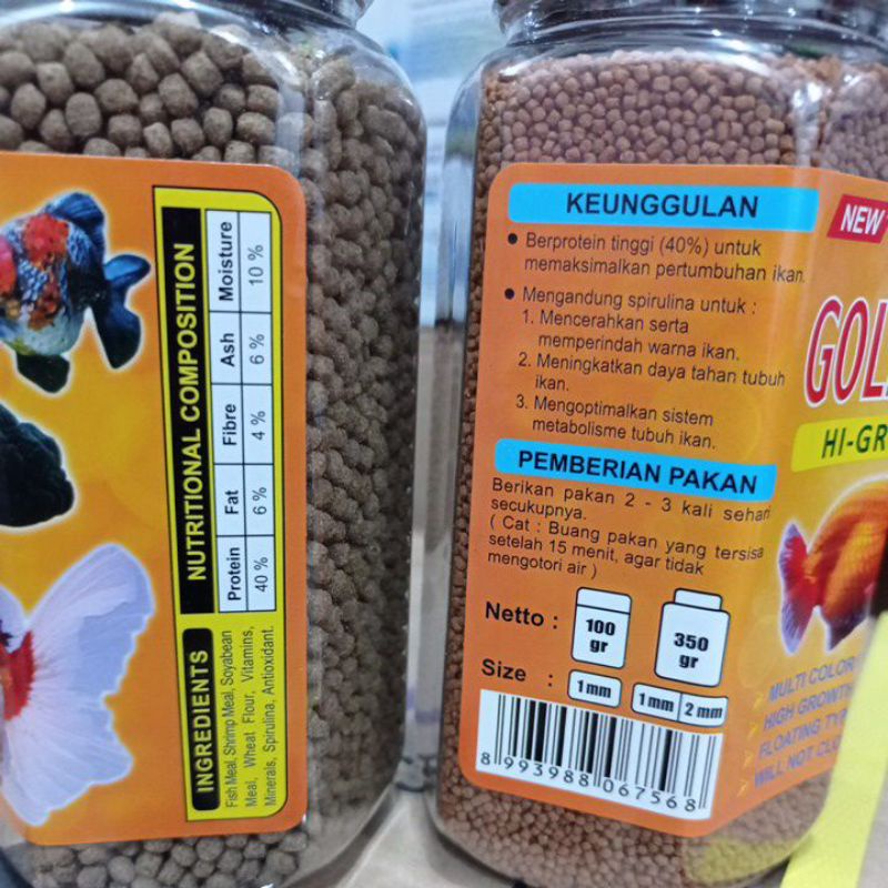 Makanan Ikan Hias AKARI AA GOLDFISH 350GR