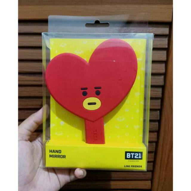 BT21 HAND MIRROR TATA READY STOCK