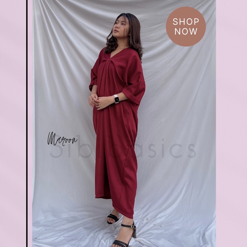 TERLARIS! KAFTAN POLOS MEWAH / KAFTAN POLOS PREMIUM MOSCREPE / KAFTAN SULTAN POLOS PREMIUM By sibibasics