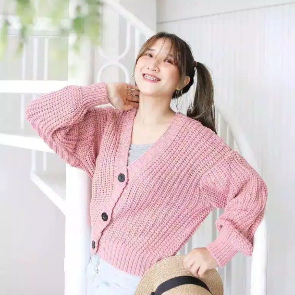 Cardigan / GRACIA / Cardy Get 7 / Atasan Cardy Rajut / Outwear / Kardigan Wanita-8
