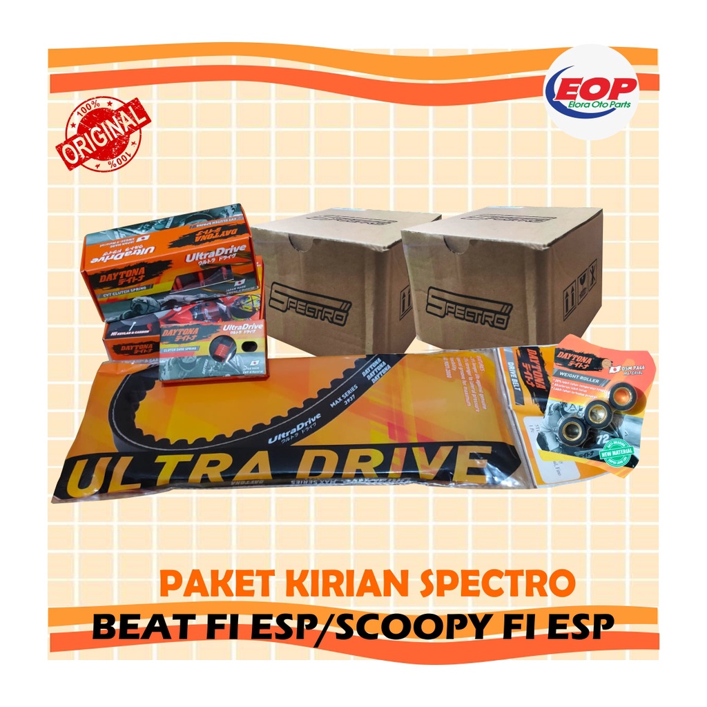 Paket Upgrade Kirian Spectro Daytona Beat FI ESP Scoopy FI ESP Solusi Anti Gredek Tanpa Bore Up