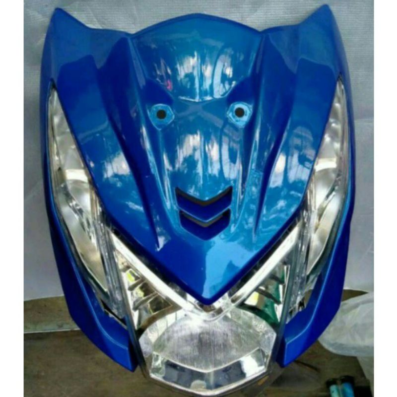 Tameng Depan Beat Fi Biru Reflektor Lampu Depan Lampu Sein Sen Beat Fi 2012 2013 2014 2015