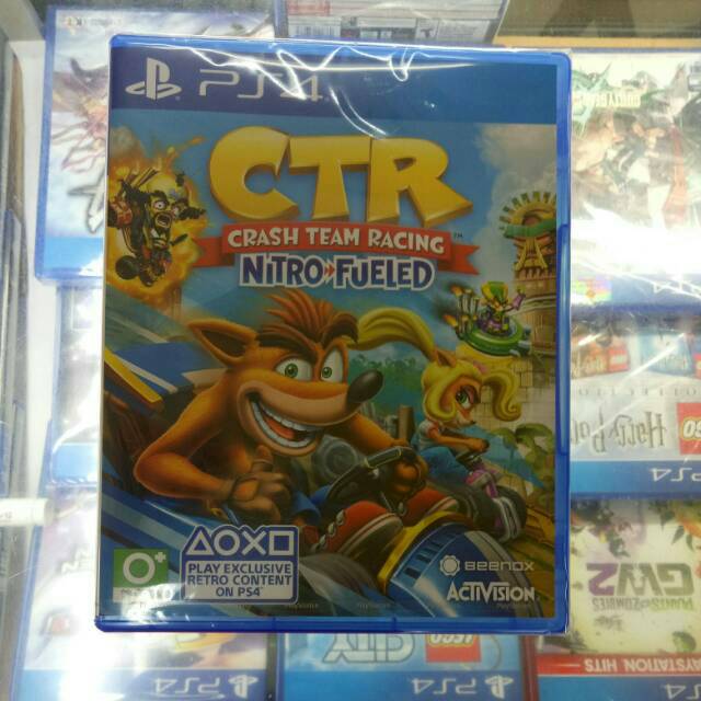 PS4 CRASH TEAM RACING NITRO FUELED CTR