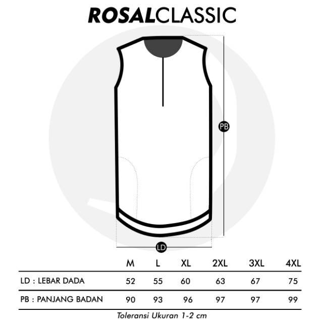 ROSAL CLASSIC ROMPI SHALAT SALAT SHOLAT SOLAT DEWASA PAKAIAN MUSLIM KURTA PRIA