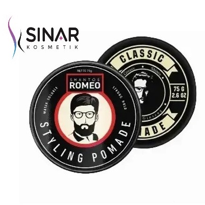 ✦SINAR✦ Shantos Romeo Styling Pomade Waterbased | Classic Pomade 75gr