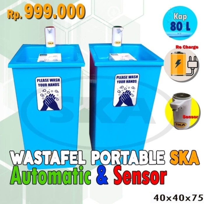 T.Lillie - Wastafel Portable Kran Sensor