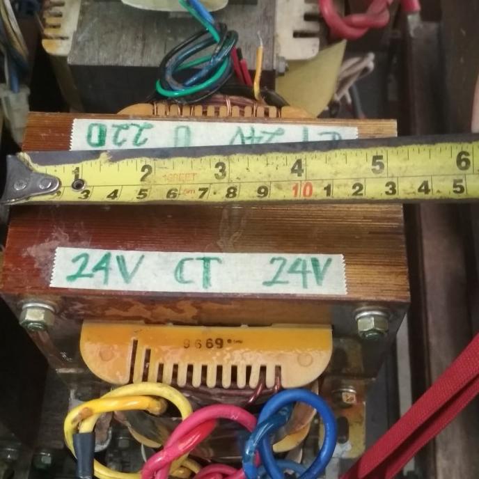 Trafo 24 Volt CT 15 A bisa 48 CT laze71 Berkualitas