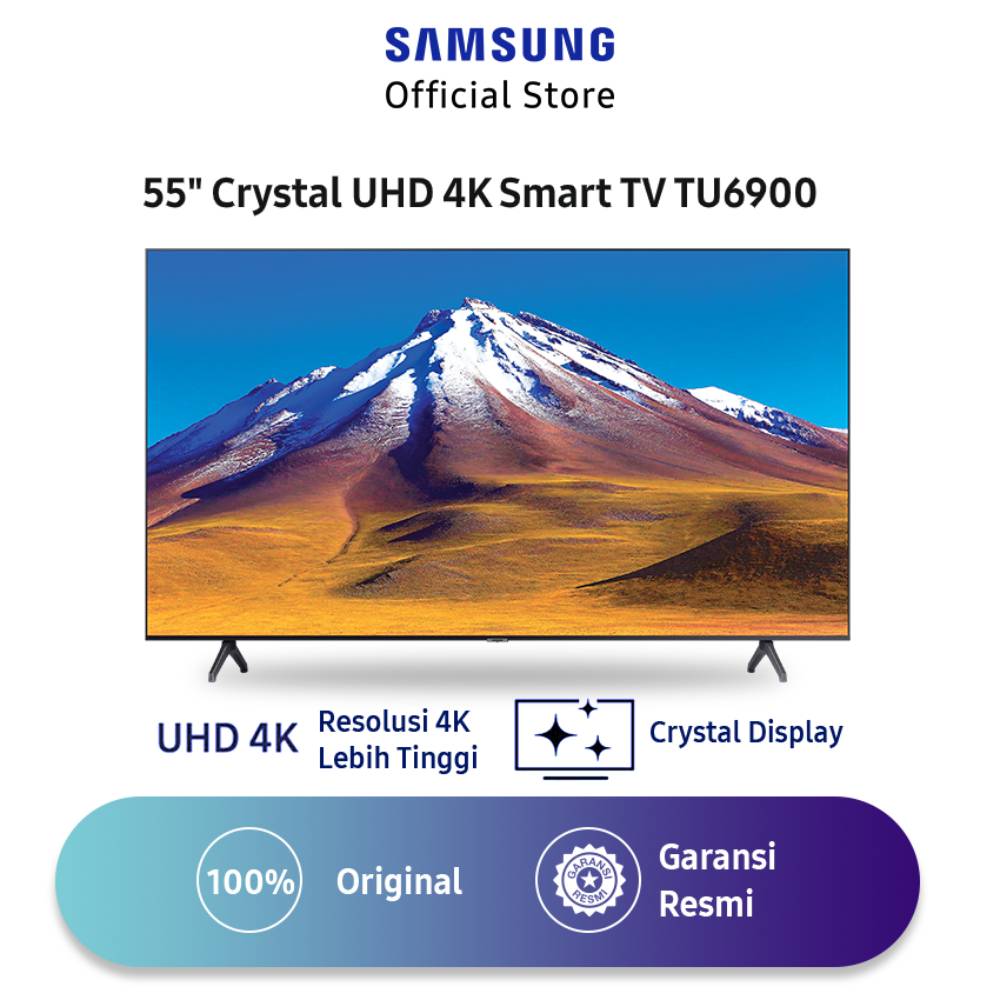 Samsung 55" 4K Crystal UHD Smart TV UA55TU6900 (2020)