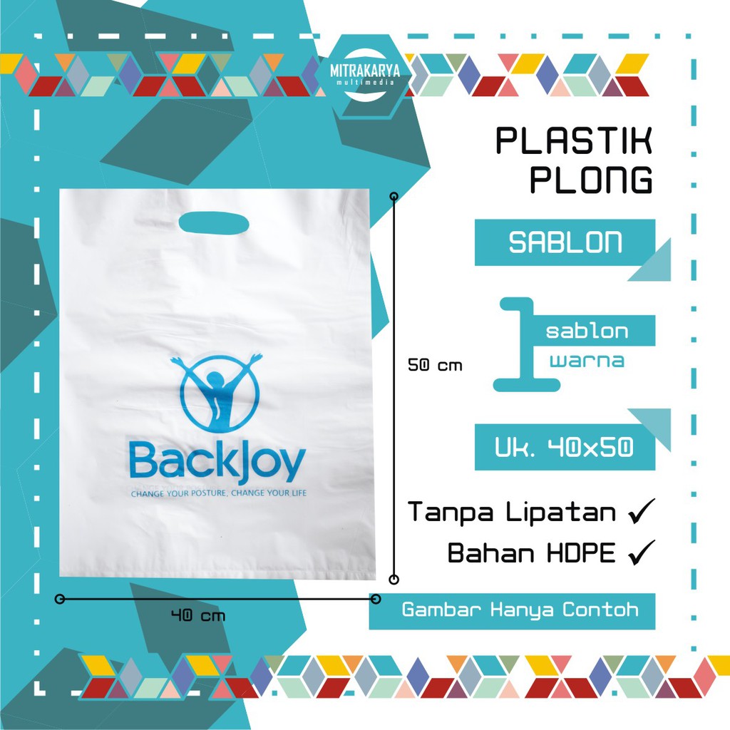 

Plastik Sablon Plong LSP 40x50 cm