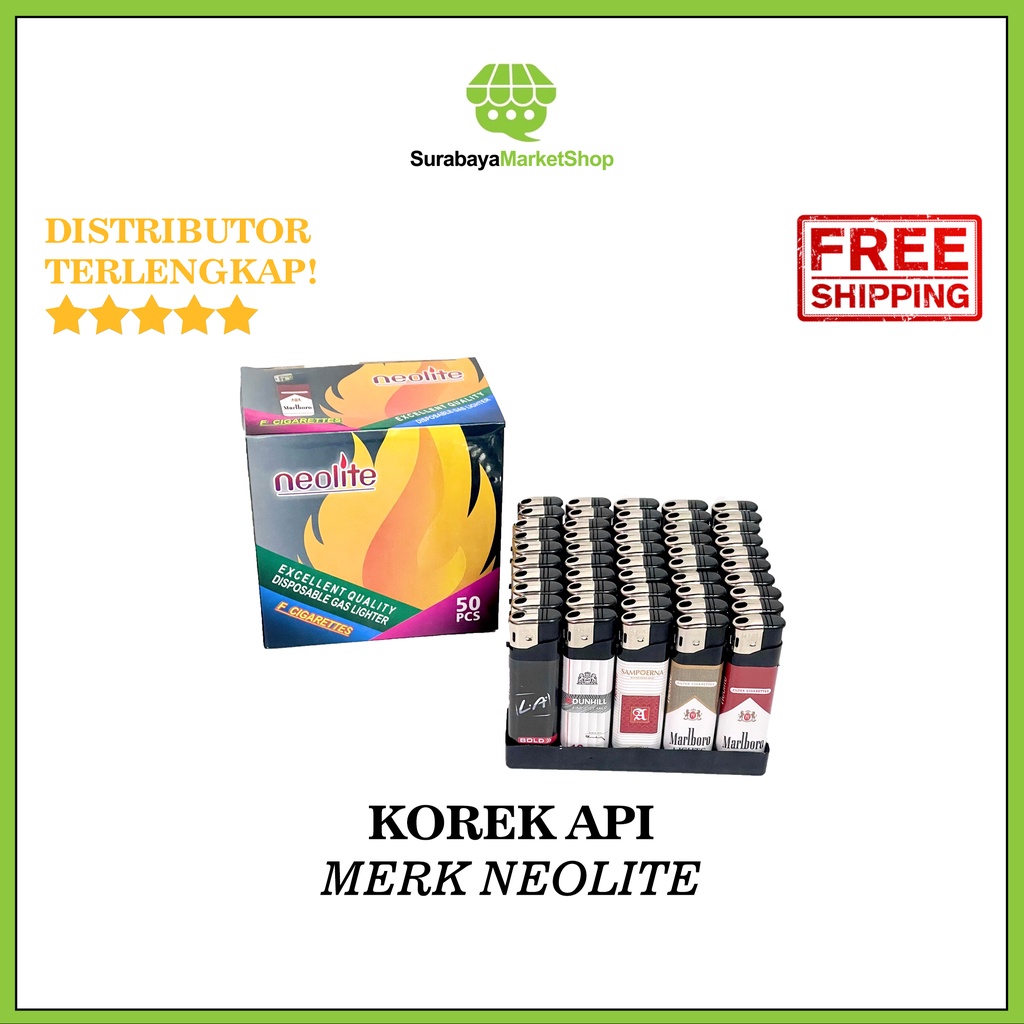 Korek Api Neolite - Korek Api Pematik Pemantik Aomai Murah Antik Jet Jipo Elektrik Plasma Bara Gas U