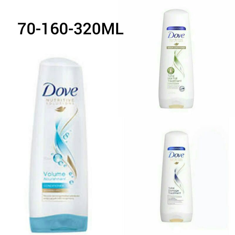 DOVE Conditioner Total Damage And Total Hair Fall Treatment 70 - 160 - 320ML