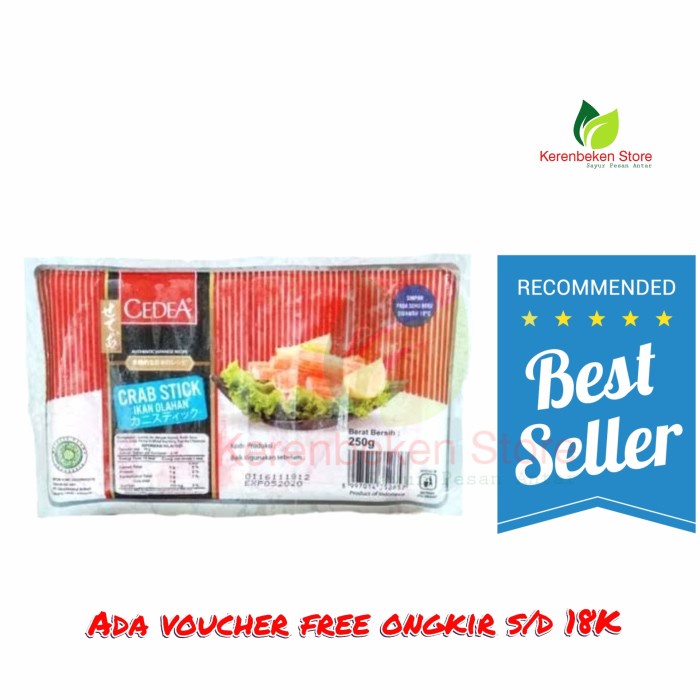 

crab stick cedea per pack 250gr