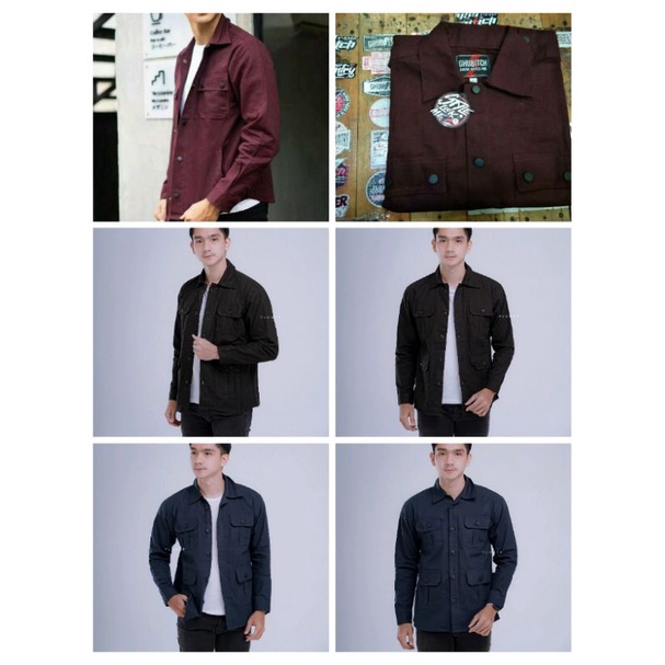 Jaket Semi Parka Loreng