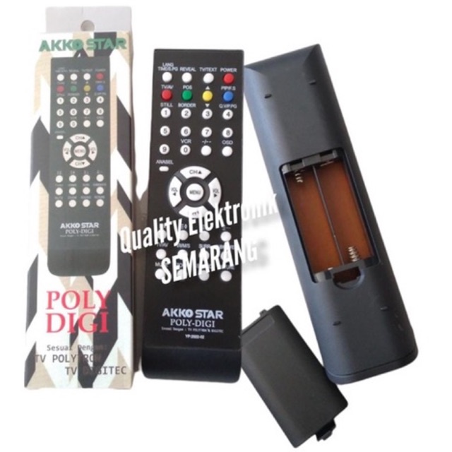 REMOTE TV LED LCD UNTUK MERK POLYTRON DIGITEC MERK AKKO STAR