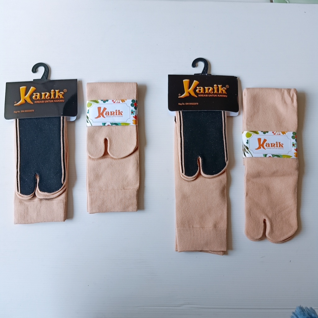 Kazarasock - Kaos Kaki Kanik Jempol Telapak Hitam Slimfit - Kaos Kaki Jempol Muslim Halal