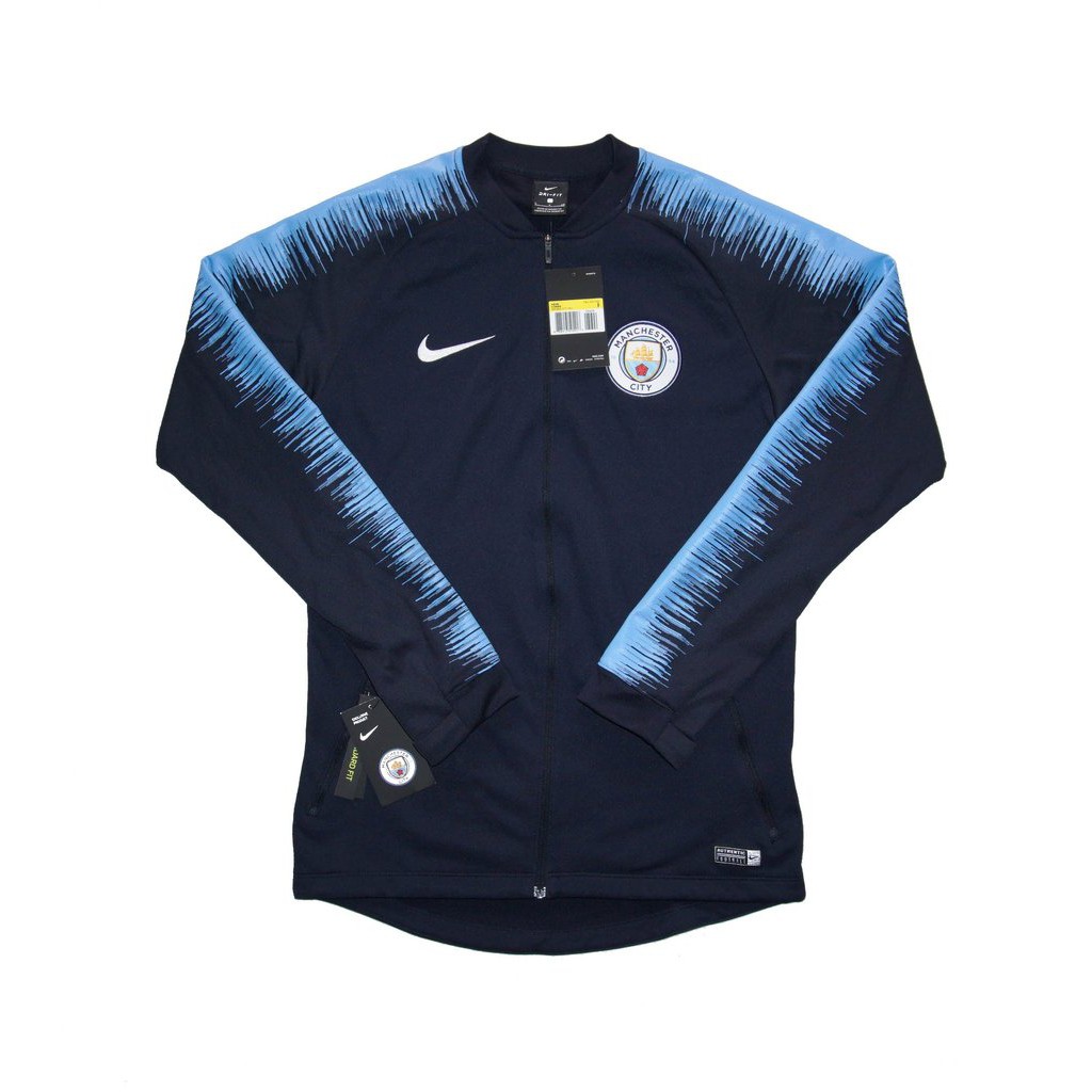 ORIGINAL Jaket Nike Manchester City Anthem Jacket Dry Squad Training Tracktop 2018 2019