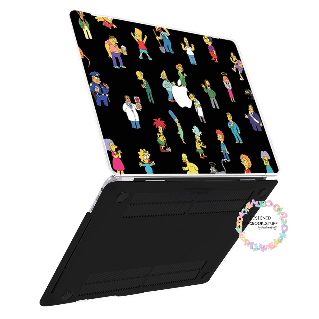 CUSTOM Case MACBOOK SIMPSON PEOPLE  DESIGN NEW AIR PRO RETINA 11 12 13 14 15 16 INCH NON /  WITH CD ROOM / TOUCHBAR / TOUCH ID / M1 2020 2021 2022