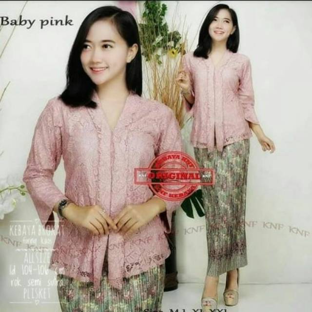 Kebaya brokat furing kaos