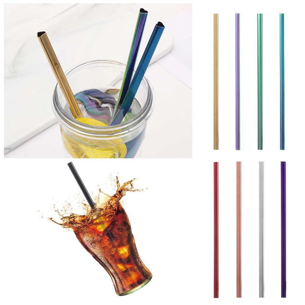 Solighter Sedotan Minum Stainless Steel Ramah Lingkungan Berbentuk Hati Reusable Straw