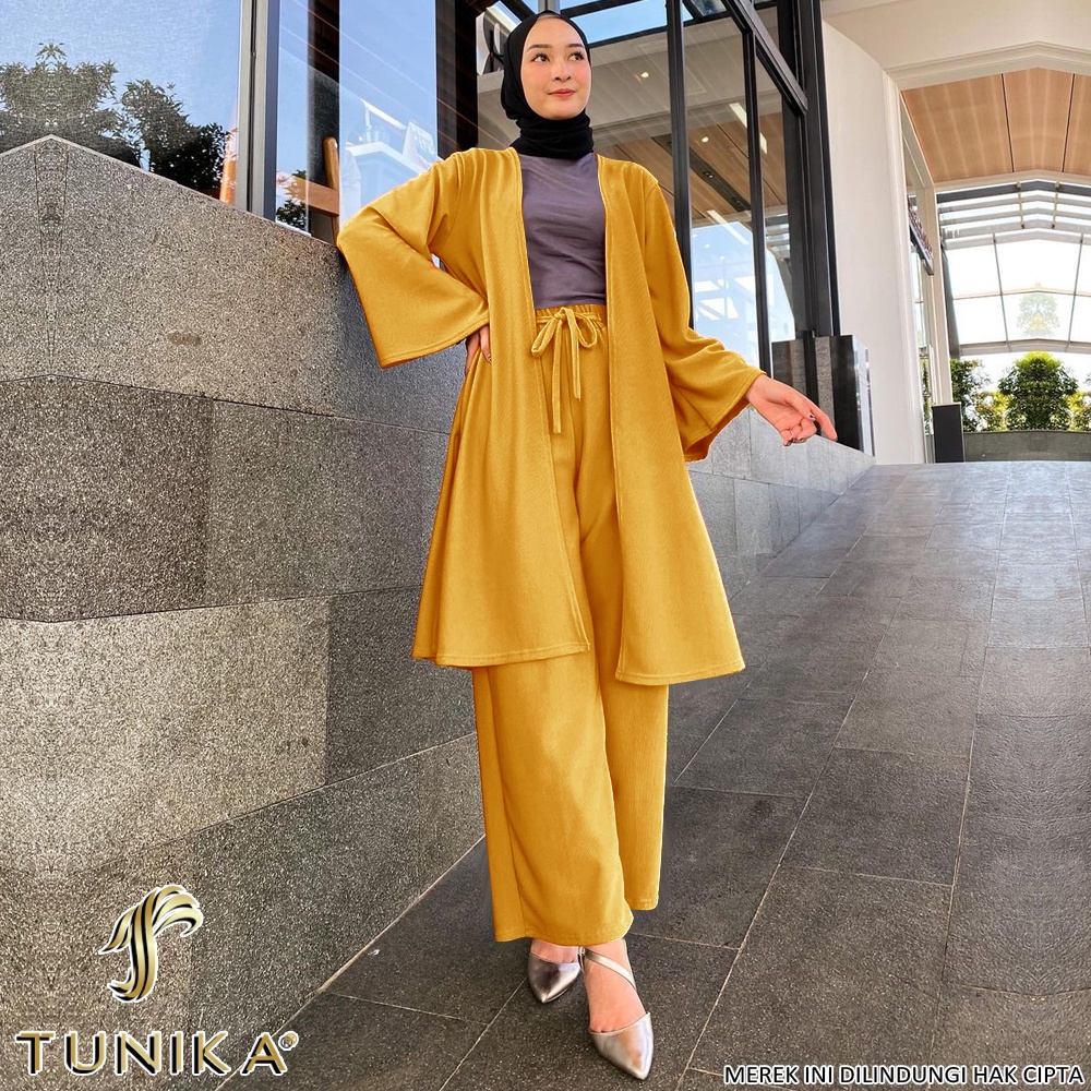 Baju Setelan Wanita Kekinian - One set Wanita - Setelan Tunik - Set Filanto - Lexoir-7