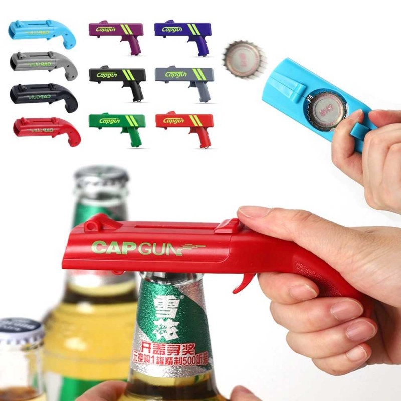 Pembuka Tutup Botol Mainan Unik Bottle Opener Launcher