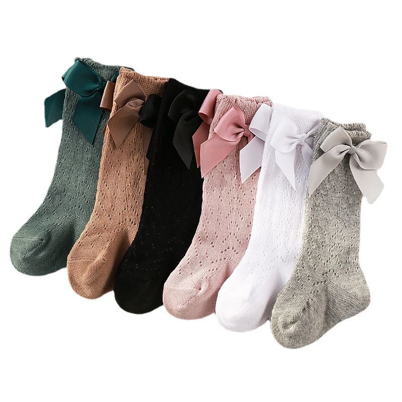 (Pimenova) kaoskaki panjang pita kaoskaki renda bayi thin socks kaoskaki bayi pita import premium