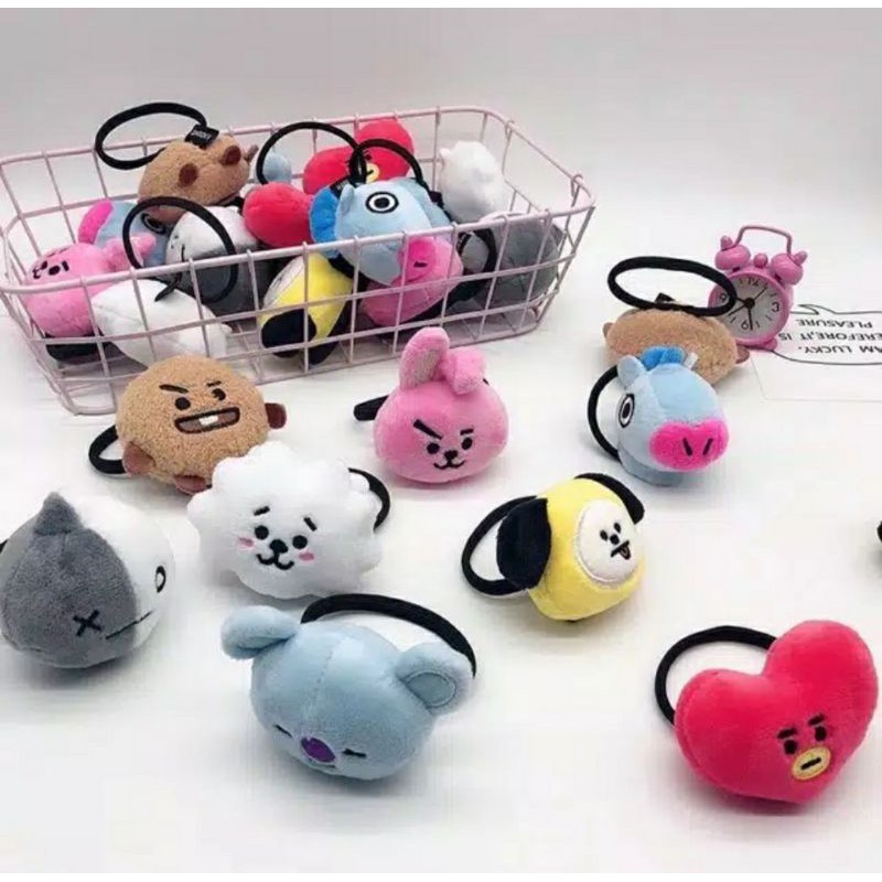 Ikat rambit BTS BT21/ Kunciran rambut BTS/Gelang BTS/KPOp BTS