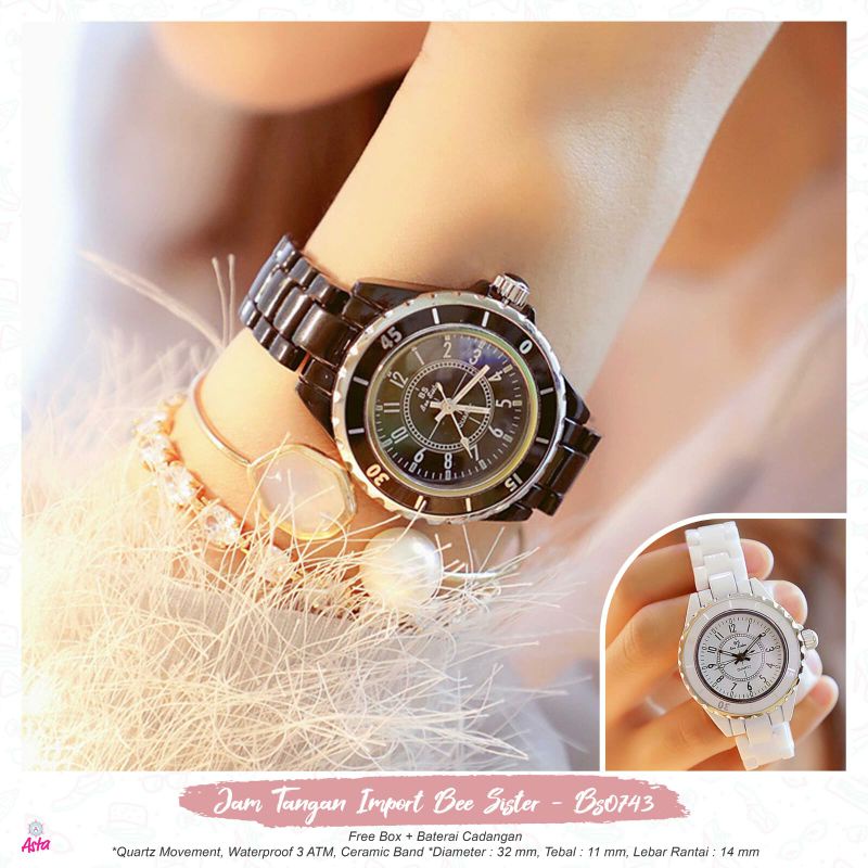 JAM TANGAN IMPORT BEE SISTER BS0743