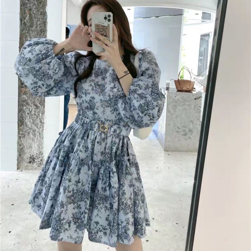 MDLV ~ 1884 WILLOWNA DRESS KOREA DRESS MIDI FLOWER DRESS WANITA DRESS PREMIUM FASHION IMPORT